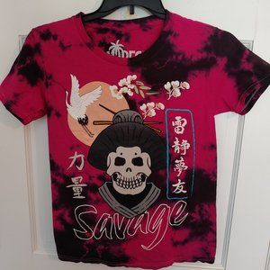 !!HOST PICK!! Bailey Savage Vibes Geisha Skull Tee